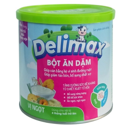Bột Ăn Dặm Delimax Rau Củ Quả tổng hợp