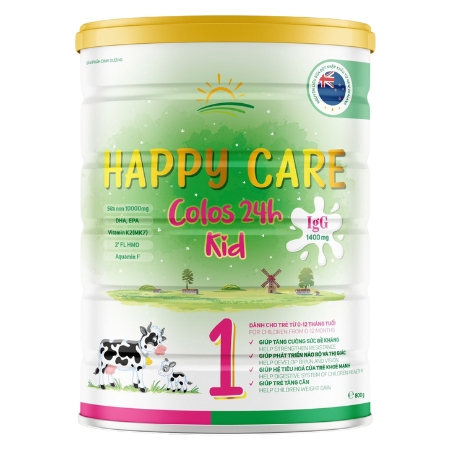 Sữa bột Happy Care Kids 400g phát triển toàn diện dành cho trẻ nhỏ