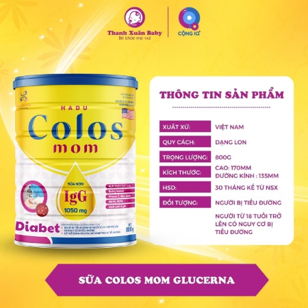 Sữa non Colosmom Glucerna 800G