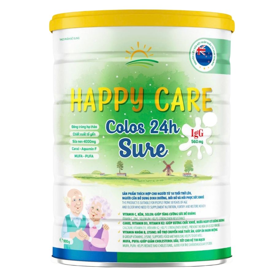 Sữa non phục hồi sức khỏe Happy Care Sure 900g