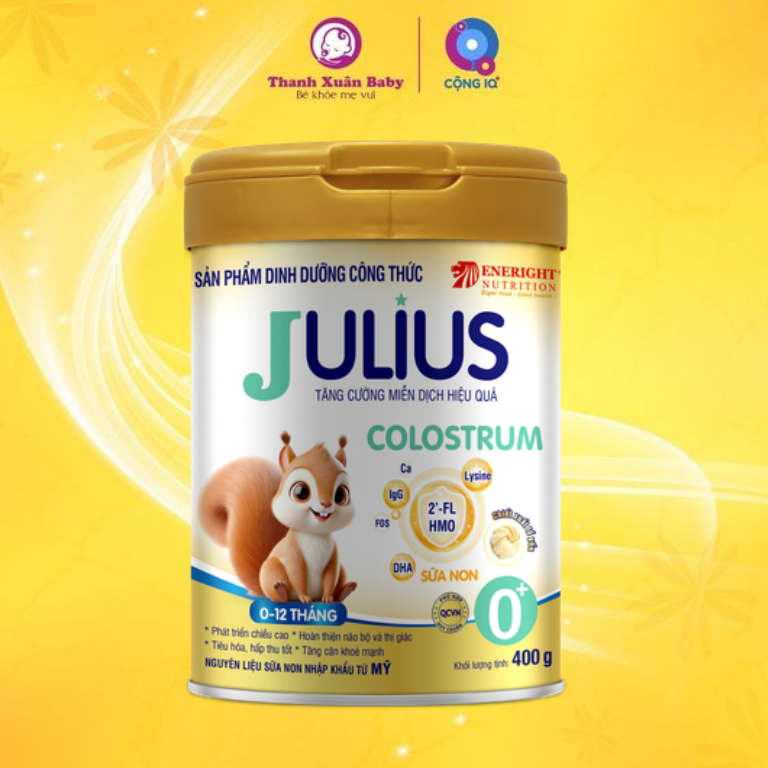 thành phần Sữa dinh dưỡng Julius Colostrum 0+ 400g