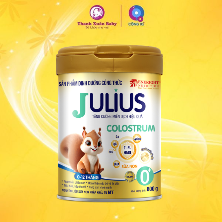 thành phần Sữa dinh dưỡng Julius Colostrum 0+ 800g