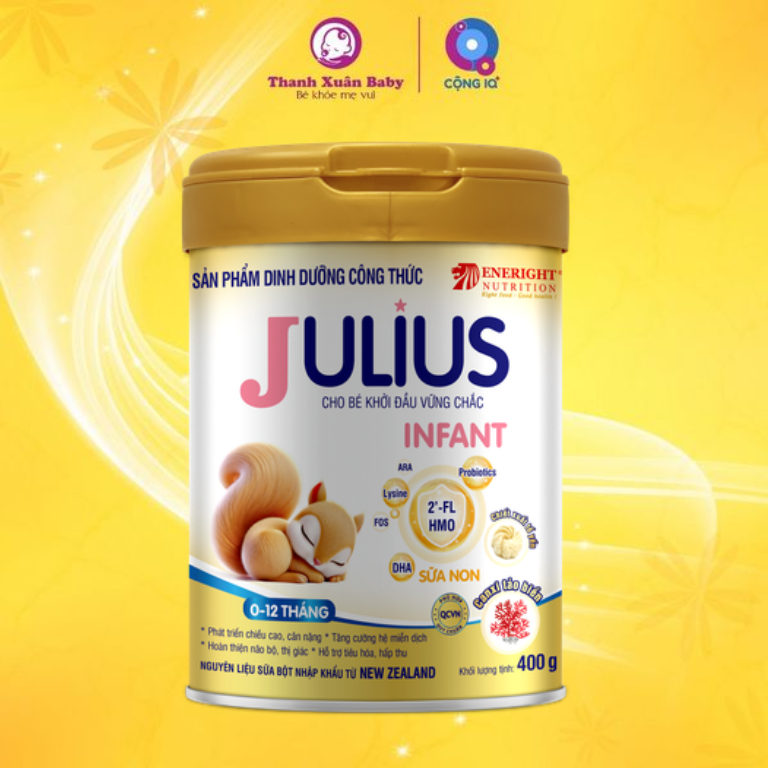 Thành phần Sữa dinh dưỡng Julius Infant 0+ 400g