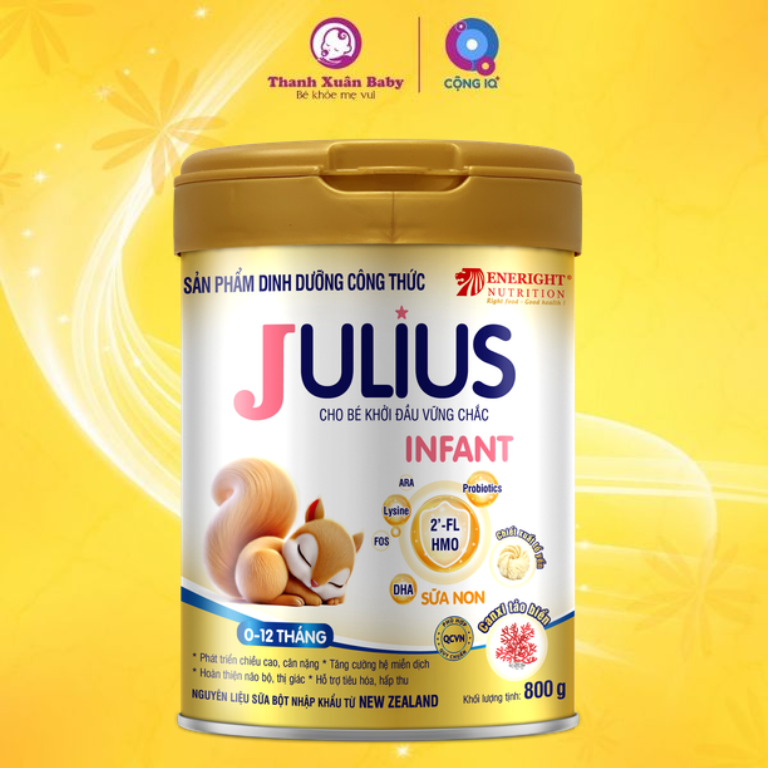 Thành phần Sữa dinh dưỡng Julius Infant 0+ 800g