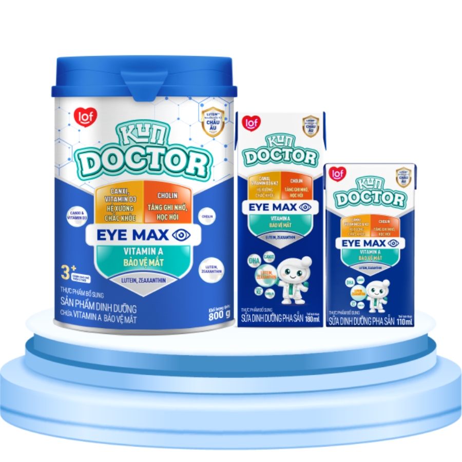 Sữa bột Kun Doctor Eye Max 900g