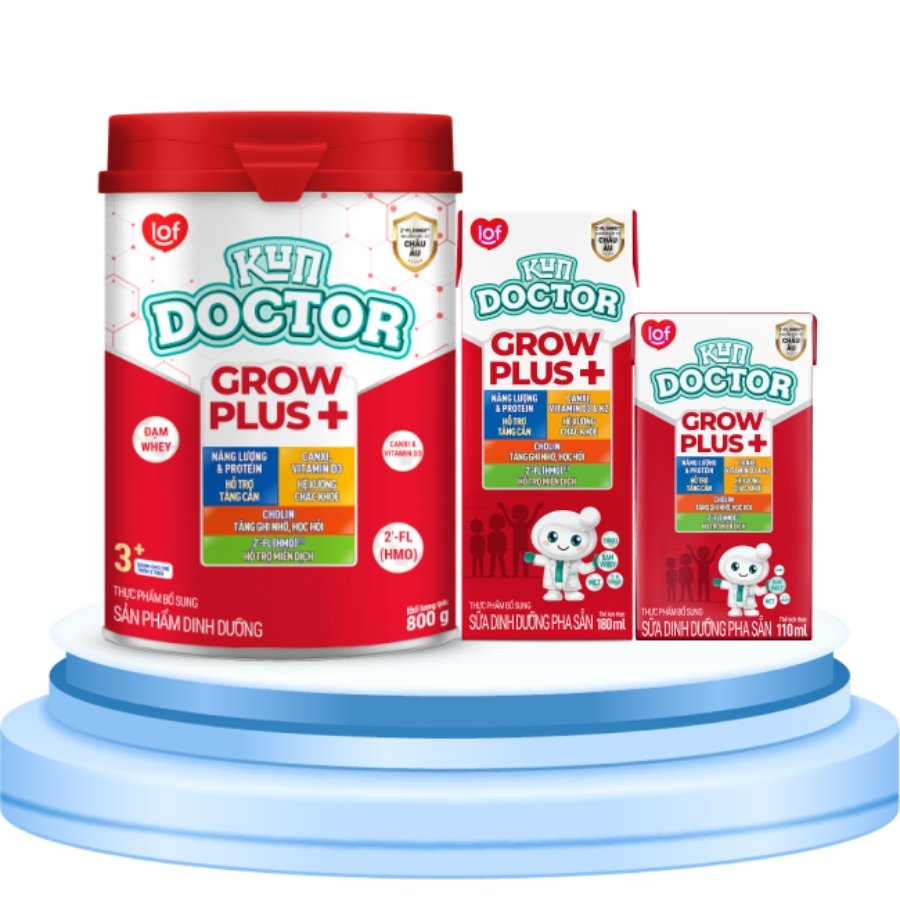 Sữa bột Kun Doctor Grow Plus+ 900g