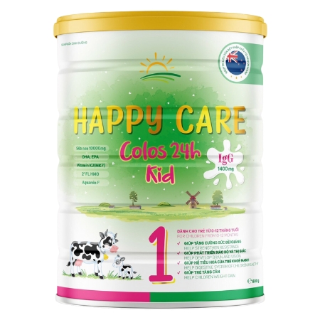 Sữa bột Happy Care Kids 900g phát triển toàn diện dành cho trẻ nhỏ