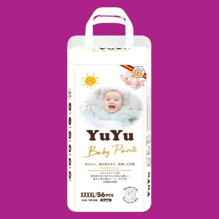 Bỉm quần YuYu 4XL 56 miếng (Baby>30kg)