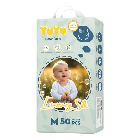 Bỉm quần YuYu Luxury Silk M 50 miếng (Baby 6-11kg)