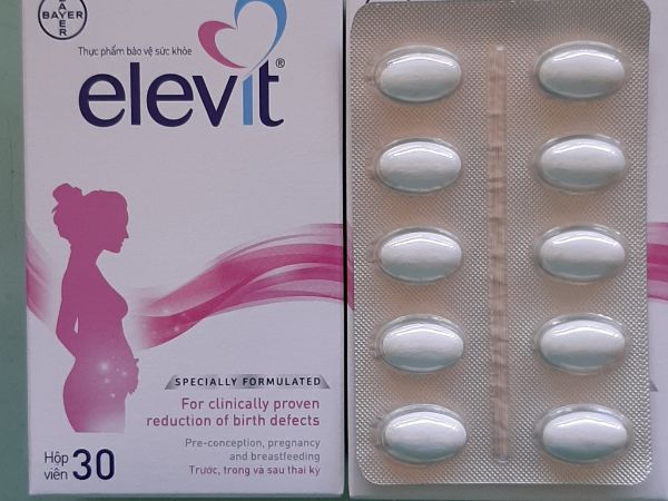 Elevit viên uống vitamin tổng hợp cho bà bầu