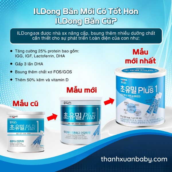 Ildong bản mới và bản cũ có gì khác nhau