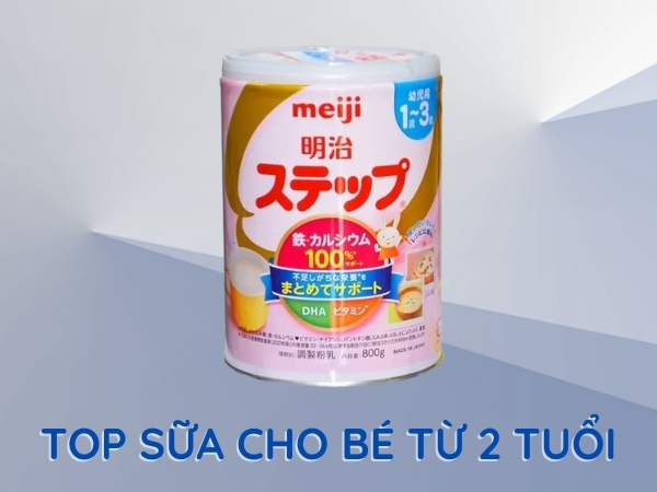 Sữa bột Meiji Lon nội địa Nhật 1-3 tuổi