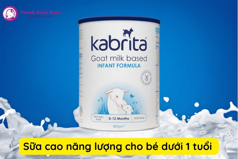 sua cao nang luong cho tre tu 6-12 thang tuoi