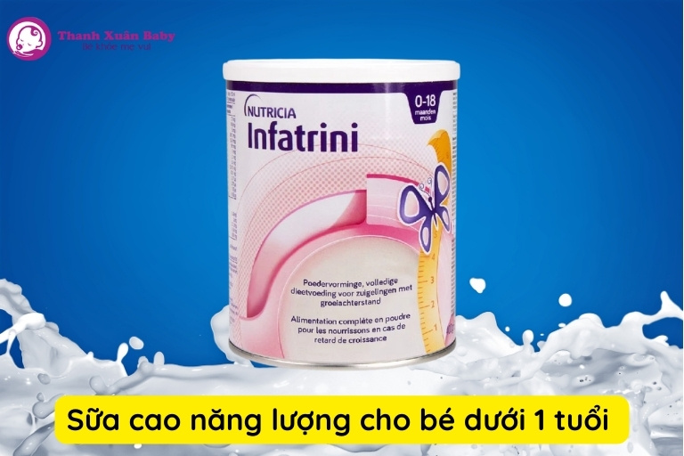 sua cao nang luong cho be duoi 1 tuoi