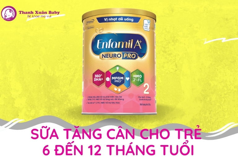 Enfamil A+ số 2 dành cho trẻ từ 6-12 tháng tuổi