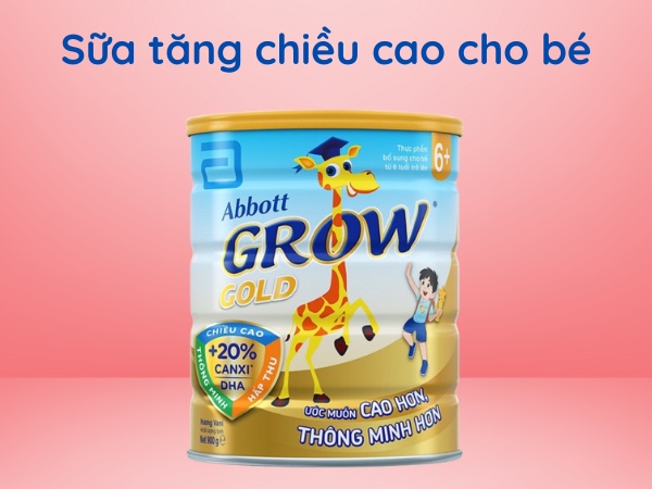 Sữa bột tăng chiều cao cho bé - Sữa bột tăng chiều cao Abbott Grow School