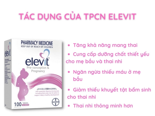 công dụng của thực phẩm chức năng elevit