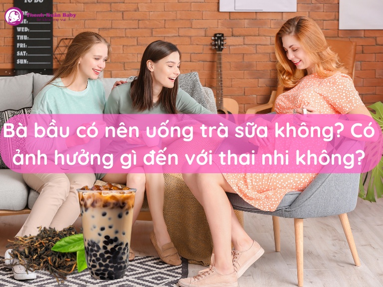 Bà bầu có nên uống trà sữa không