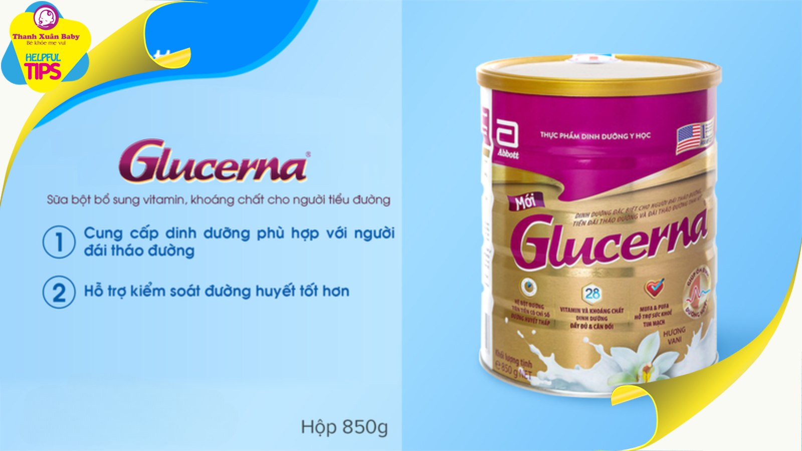 review sữa Abbott Glucerna