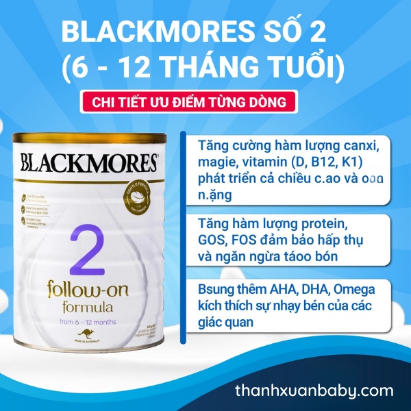 Review Sữa Blackmores Follow-on Formula số 2