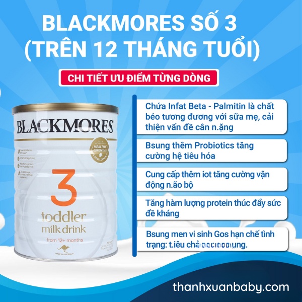 Review Sữa Blackmores Toddler Milk Drink số 3