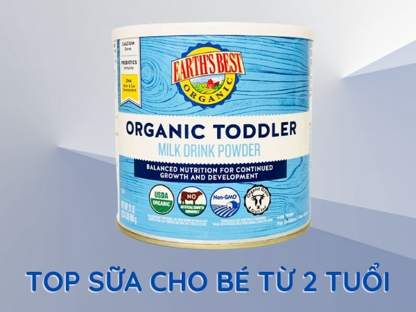 Sữa bột Earth's Best Organic Toddler Milk Drink Powder