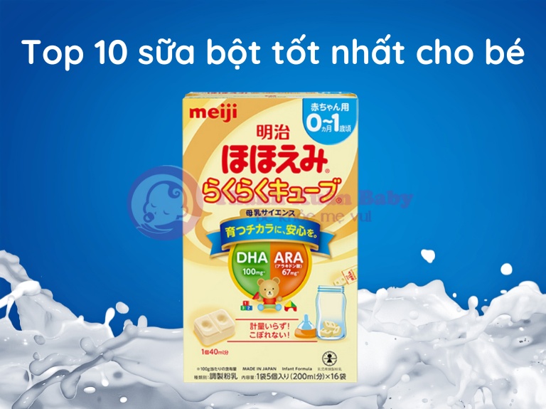 Sữa bột Meiji thanh