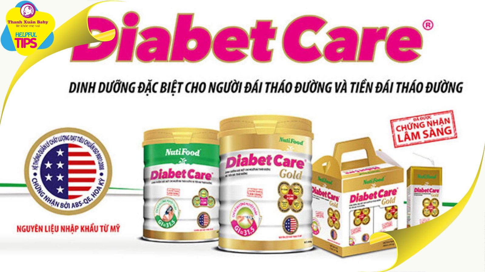 Sữa bột Nuti Diabet Care cho người tiểu đường