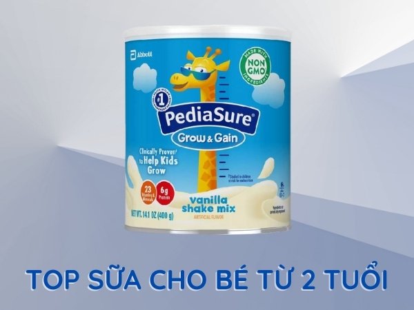 Sữa bột Pediasure Grow & Gain Kids' Nutritional Shake cho bé từ 2 tuổi