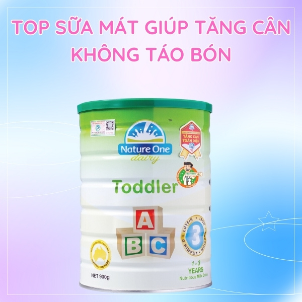 Nature One Dairy giúp bé tăng cân không bị táo bón hiệu quả