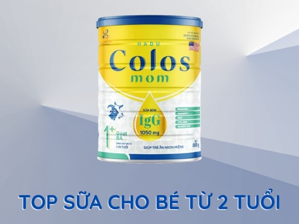 Sữa dê Colosmom Goat BA 800g cho bé từ 2 tuổi