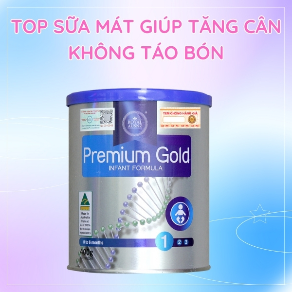 Sữa Royal Ausnz Premium Gold 1 - sữa giúp trẻ tăng cân không táo bón hiệu quả