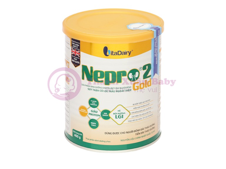 Sữa Nepro 2 Gold phù hợp với người bị hội chứng thận hư