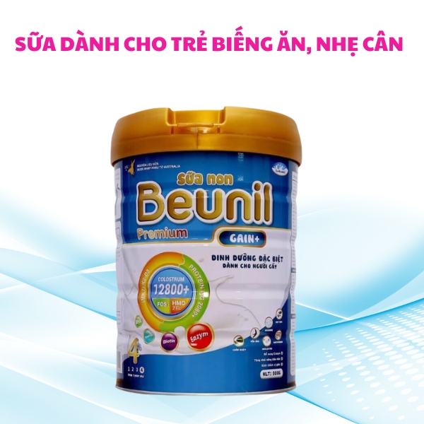 Sữa non Beunil Gain dành cho trẻ thấp còi, biếng ăn