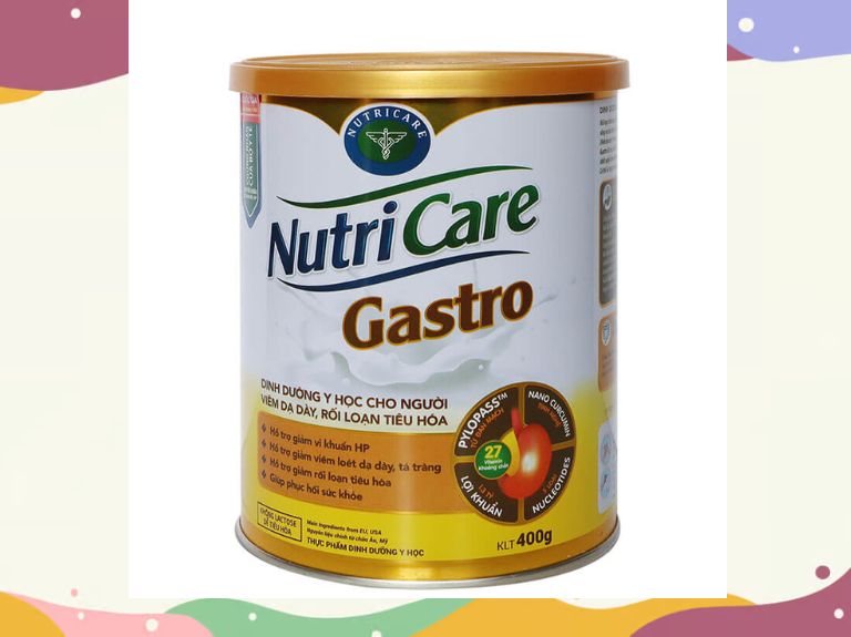 Sữa Nutricare Gastro cho người đau dạ dày