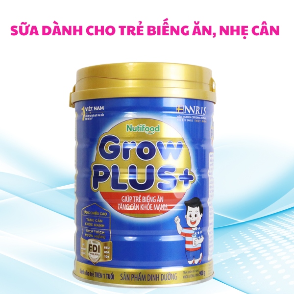 Sữa Nutrifood GrowPlus+ Xanh dành cho trẻ biếng ăn