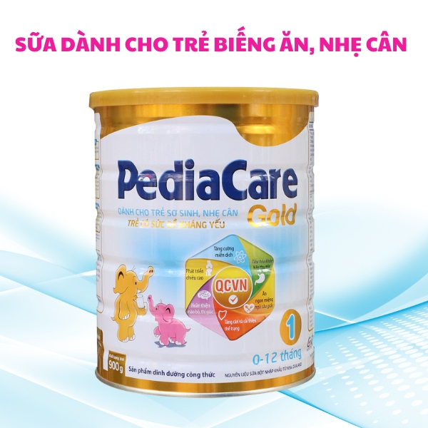 Sữa PediaCare Gold giúp trẻ tăng cân hiệu quả