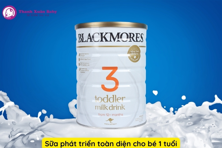 sữa blackmore số 3 là dòng sữa phát triển toàn diện cho trẻ 1 tuổi