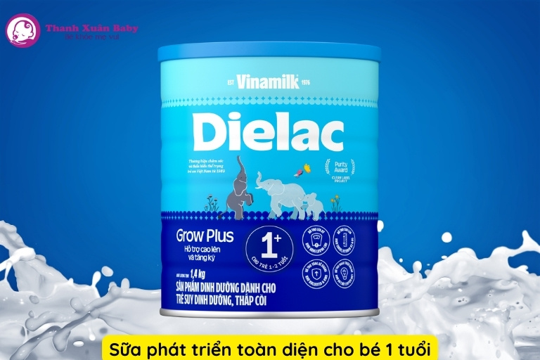 sữa phát triển toàn diện cho trẻ nhỏ từ 1 tuổi