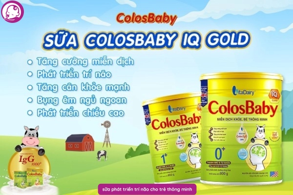 Sữa phát triển trí não cho bé ColosBaby IQ 1+