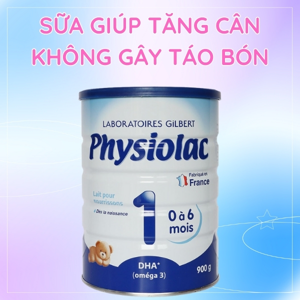 Sữa Physiolac bé tiêu hóa tốt, ăn khỏe