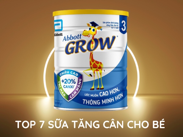 Sữa tăng cân cho bé - Sữa Abbott Grow 3