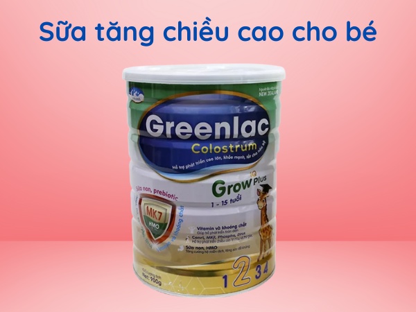 Sữa bột Sữa Greenlac Grow IQ 900g