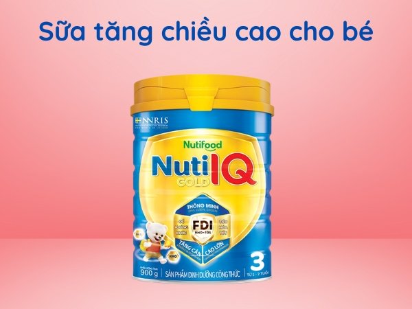 Sữa bột tăng chiều cao - Sữa bột tăng chiều cao NutiIQ Step 3