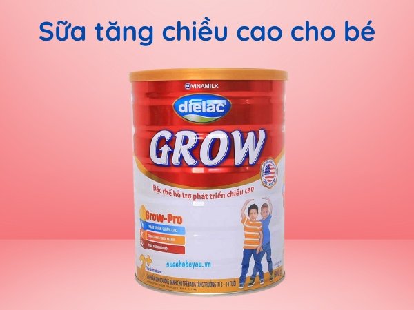 Sữa bột tăng chiều cao - Sữa bột tăng chiều cao Vinamilk Grow Plus