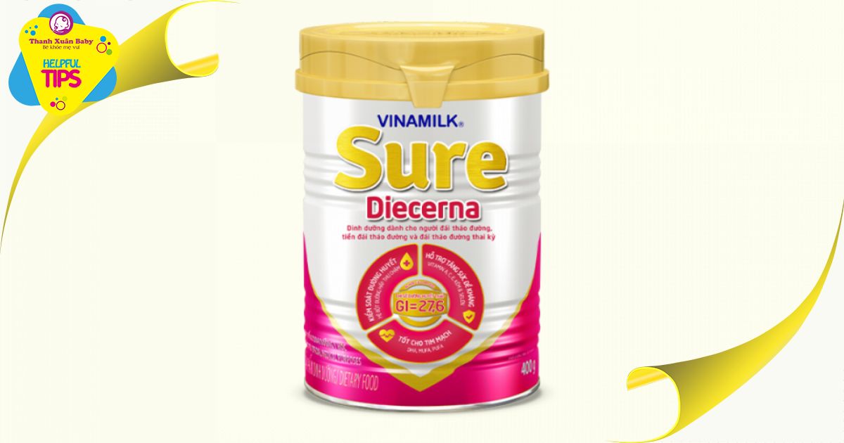 Sữa Vinamilk Sure Diecerna