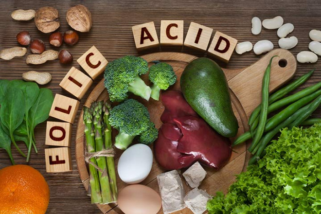 Các loại thực phẩm chứa axit folic