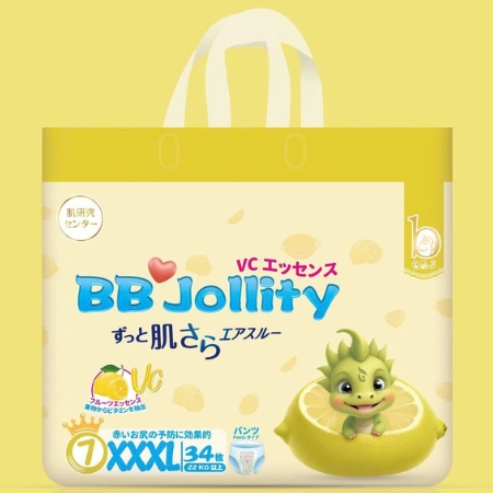 Tã bỉm cao cấp BB Jollity 3XL-34 quần đêm