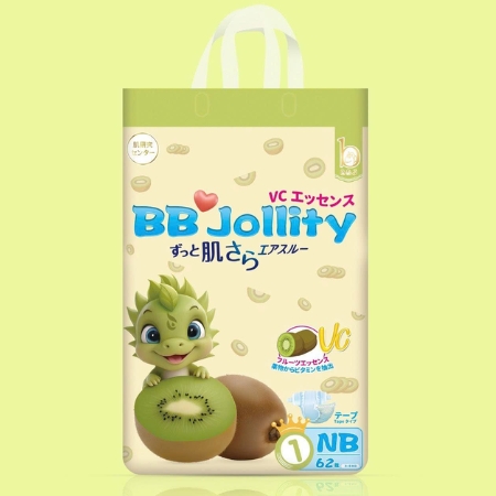 Tã bỉm cao cấp BB Jollity Newbone 62 dán đêm