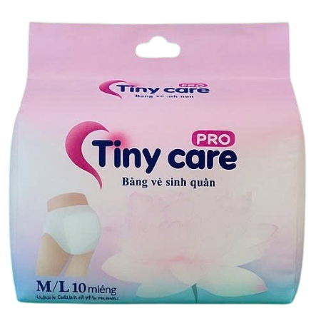 Băng vệ sinh quần Tiny Care Pro (gói 10 miếng)